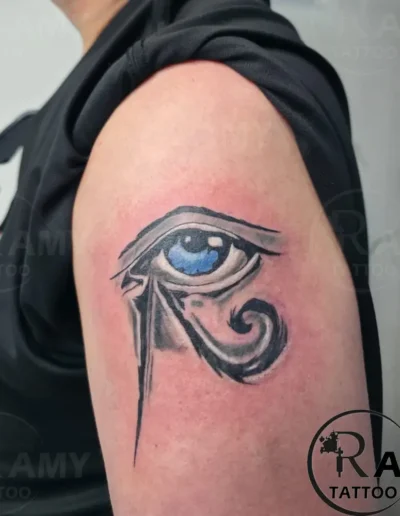 Ramy Tattoo Arm Eye of horus