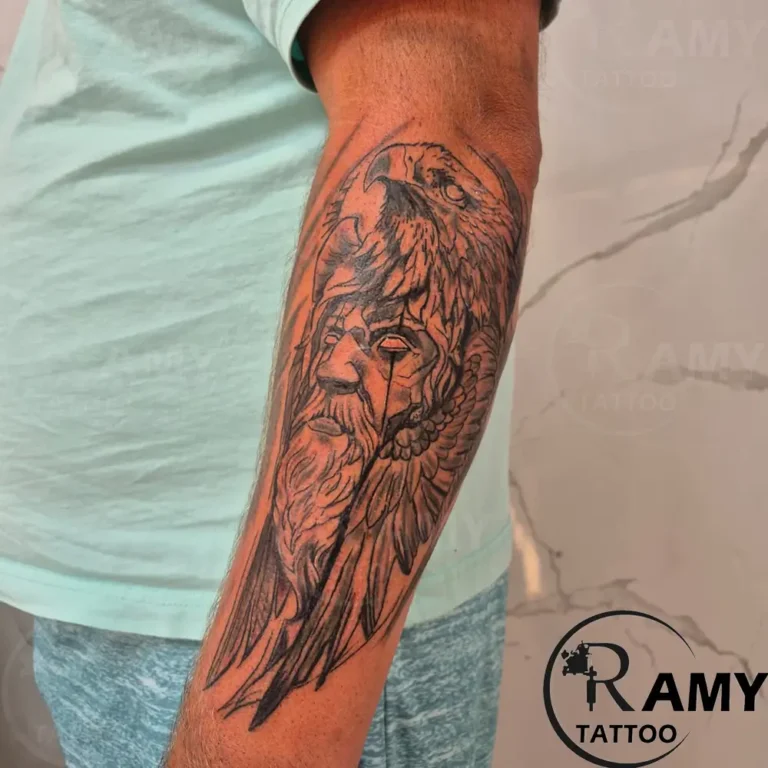 Black & Grey tattoo by Ramy in Hurghada
