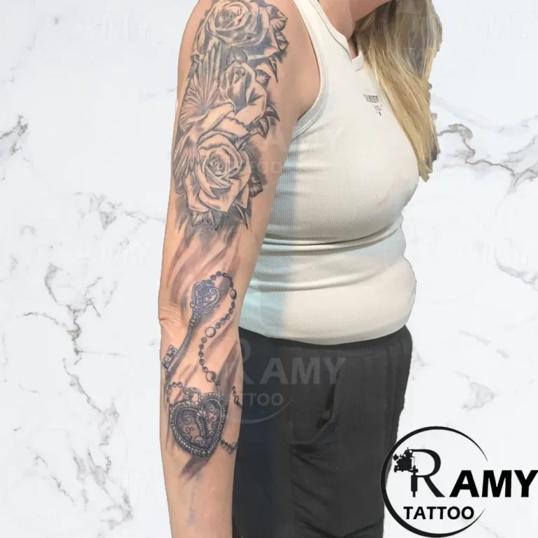 Black & Grey tattoo by Ramy in Hurghada
