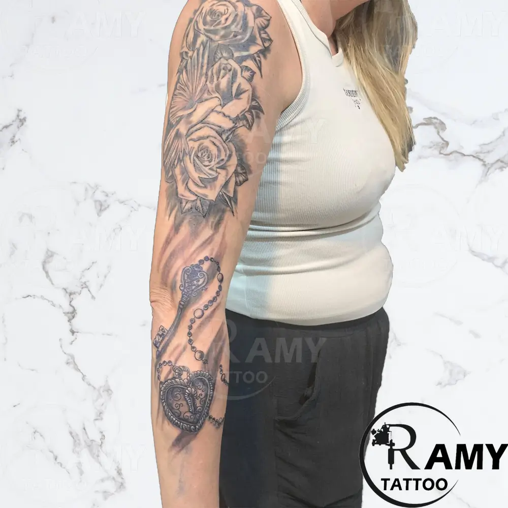 Black & Grey tattoo by Ramy