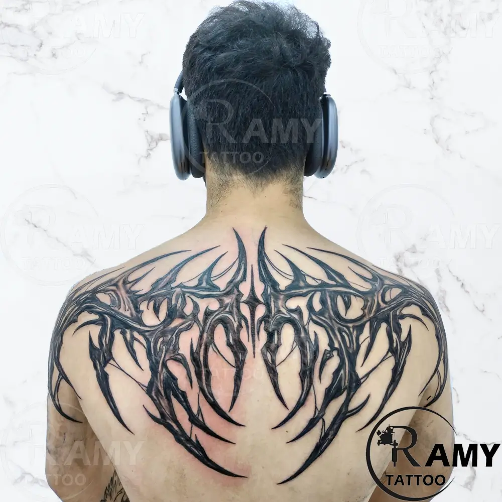 Black & Grey tattoo by Ramy
