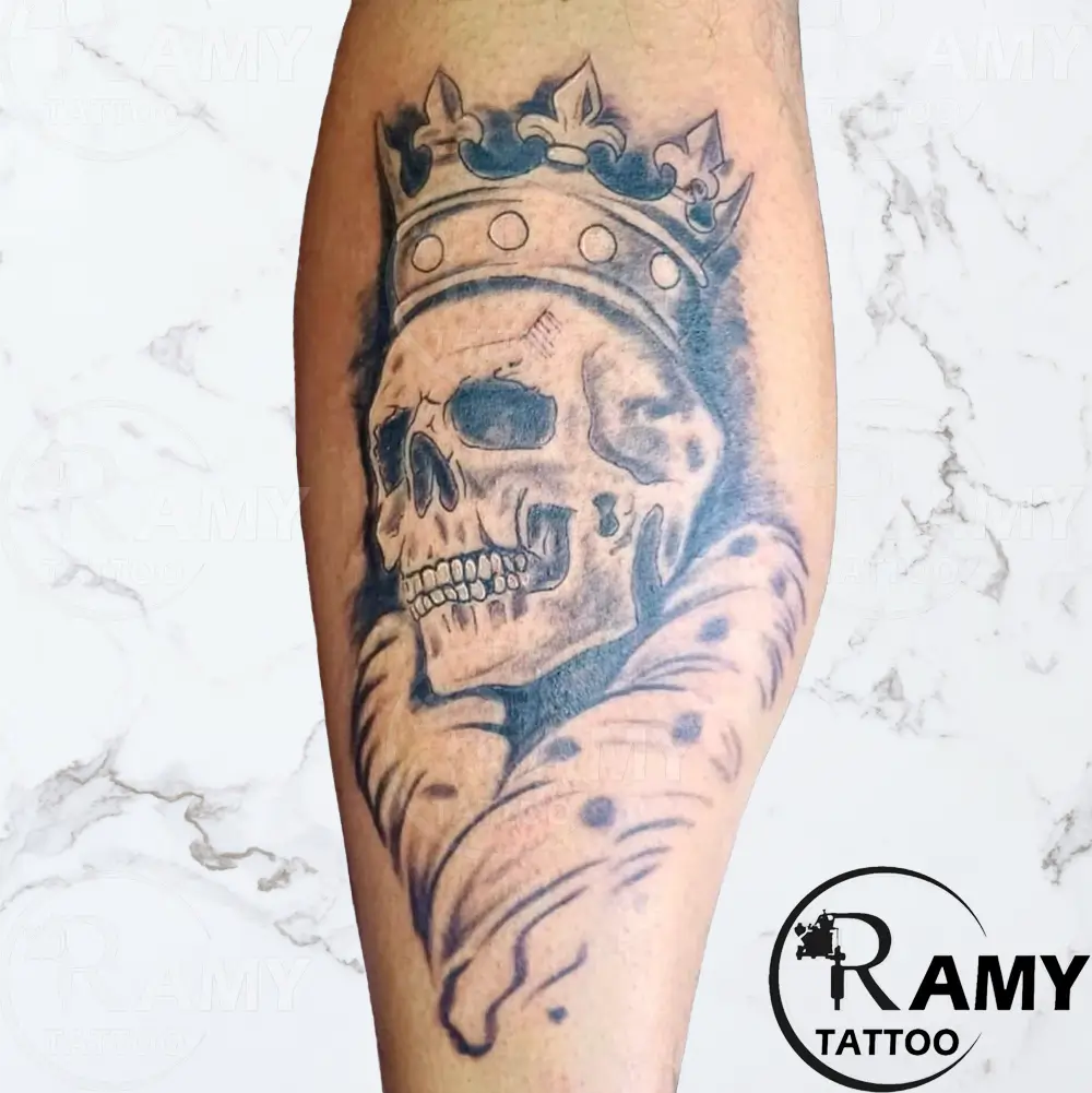 Black & Grey tattoo by Ramy