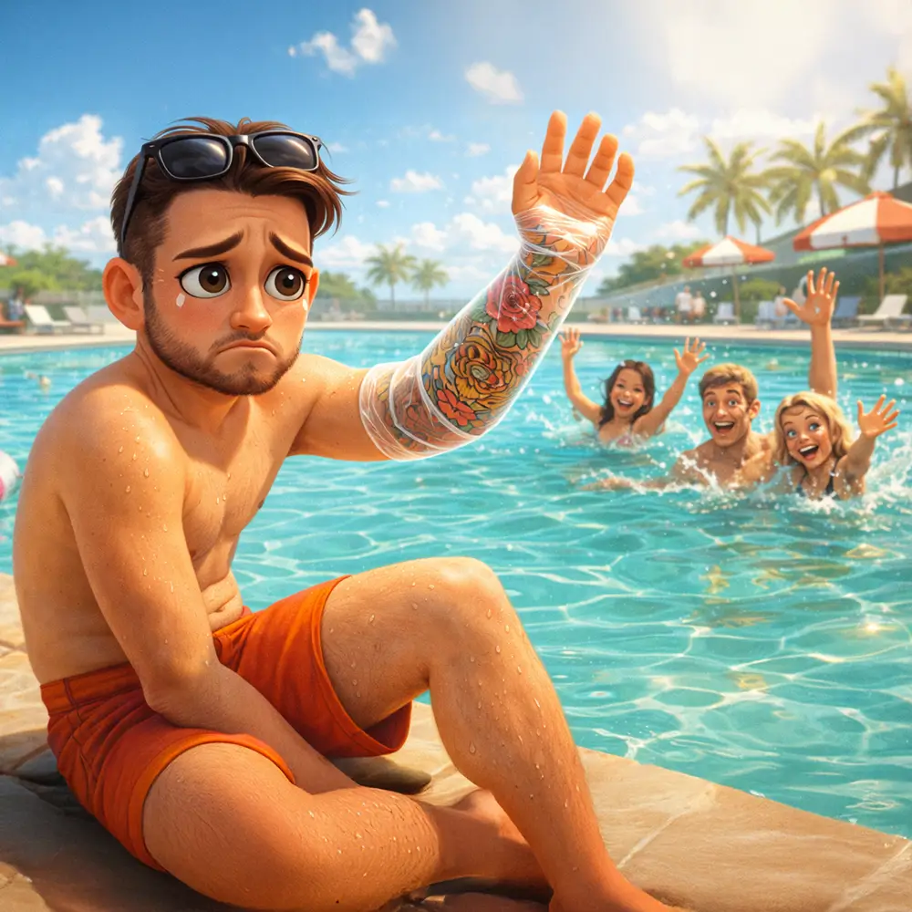 Ramy Tattoo No swimming