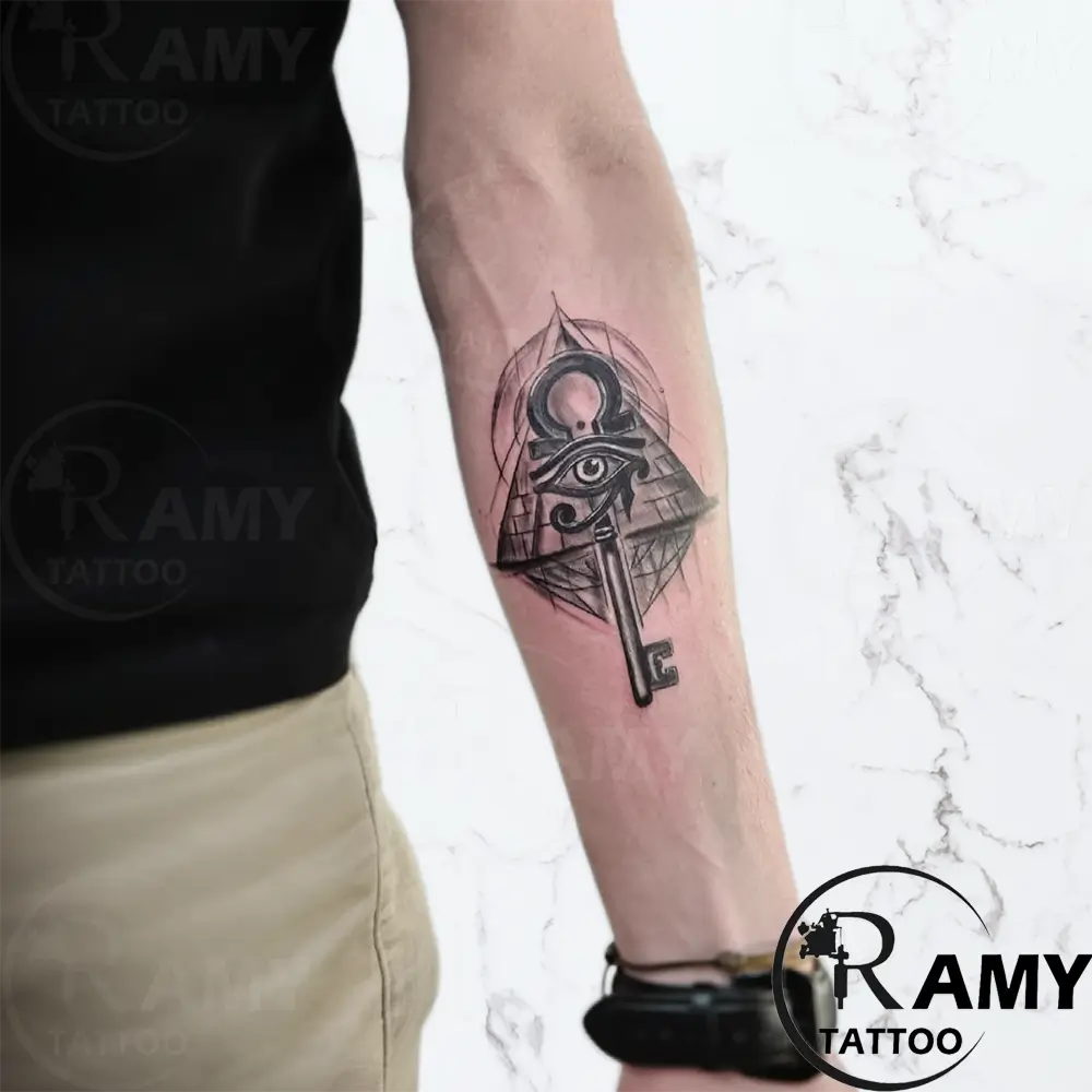 Egyptian tattoo by Ramy