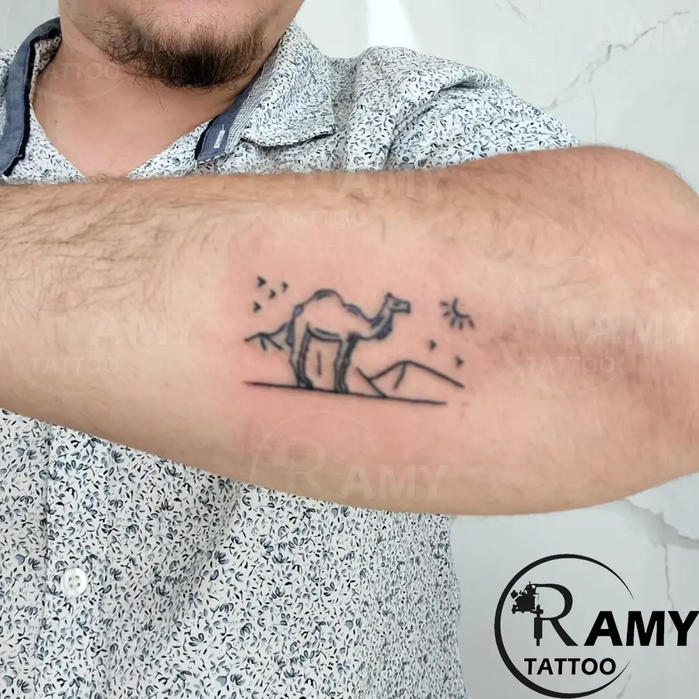 Egyptian tattoo by Ramy