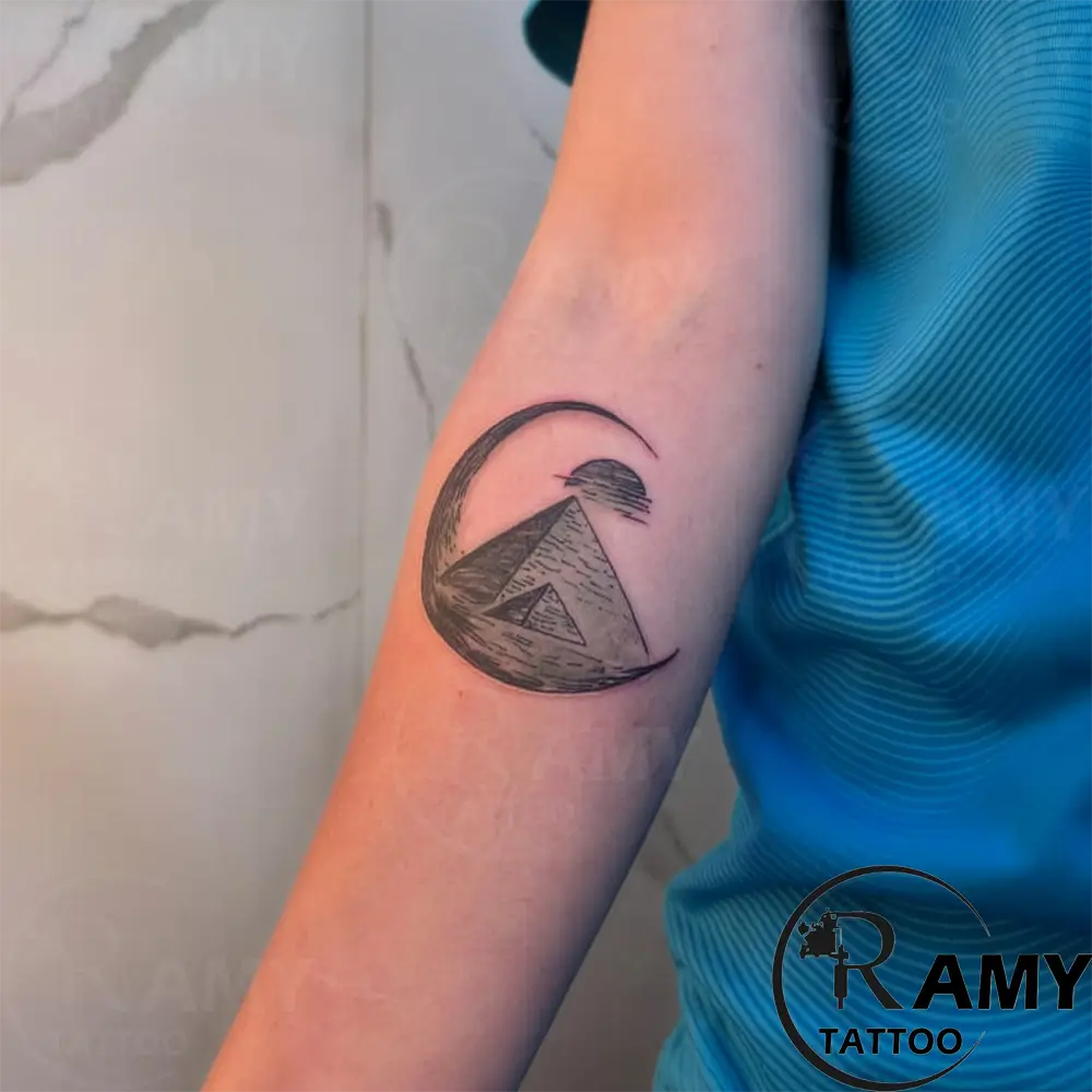 Egyptian tattoo by Ramy