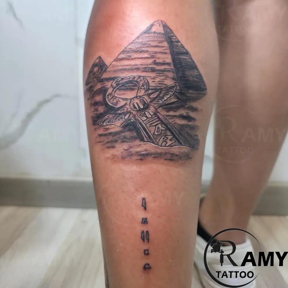 Egyptian tattoo by Ramy