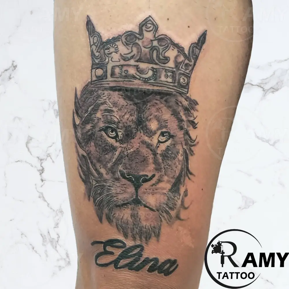 Black & Grey tattoo by Ramy
