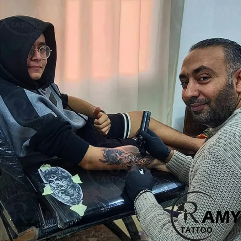 Black & Grey tattoo by Ramy in Hurghada